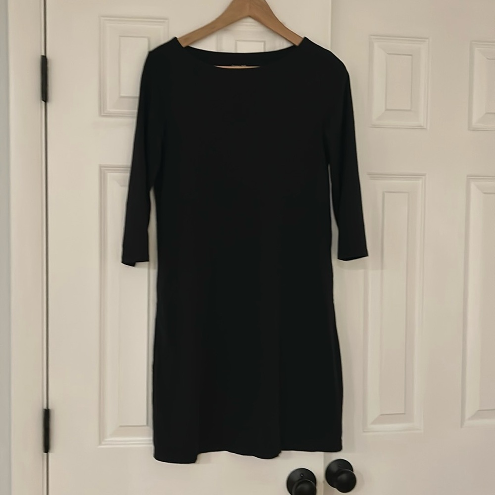 Garnet Hill organic cotton shift dress